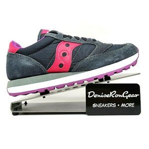 Saucony Jazz Womens Black  Sneaker Shoes Size 7